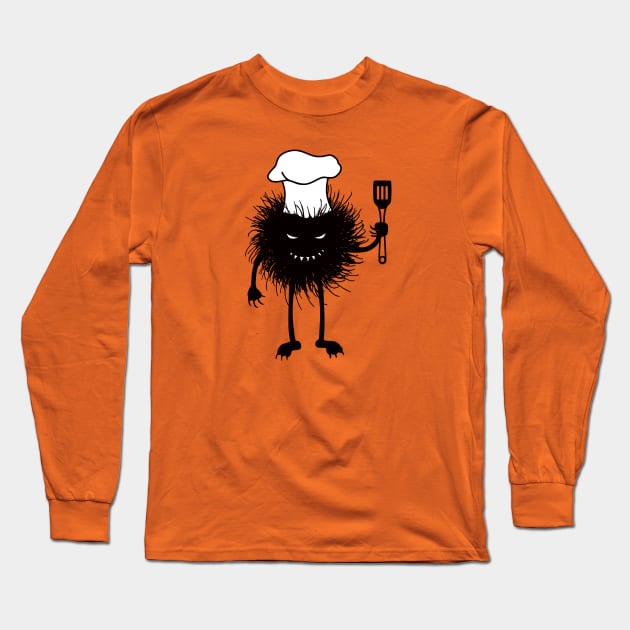 Evil Bug Chef Long Sleeve T-Shirt by Boriana Giormova